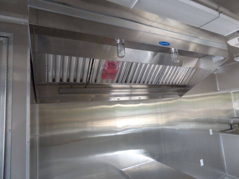 Concession Trailer Arizona Beige 8.5' x 26' BBQ Smoker Event Catering Restroom