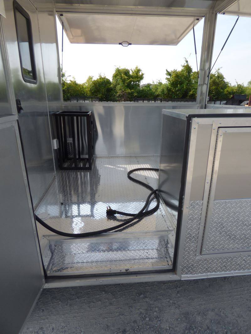 Concession Trailer Arizona Beige 8.5' x 26' BBQ Smoker Event Catering Restroom