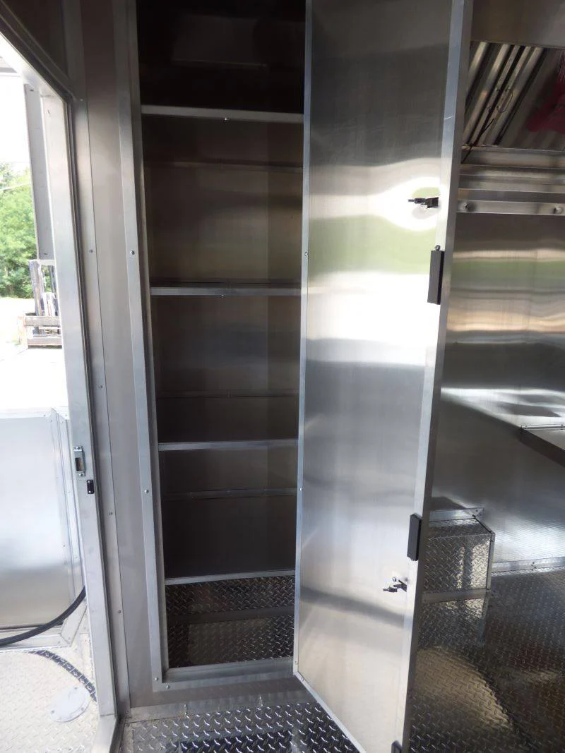 Concession Trailer Arizona Beige 8.5' x 26' BBQ Smoker Event Catering Restroom