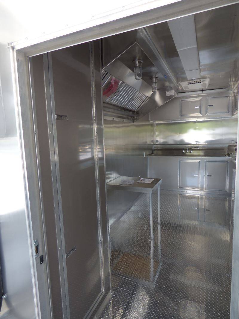 Concession Trailer Arizona Beige 8.5' x 26' BBQ Smoker Event Catering Restroom