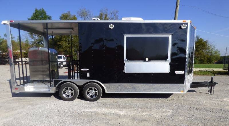 1432-concession-trailer-black-8.5-x-20-bbq-smoker-event-catering-trailer-13.jpg Concession Trailer Black 8.5' x 20' BBQ Smoker Event Catering Trailer