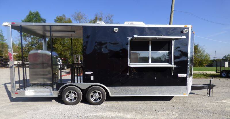 1432-concession-trailer-black-8.5-x-20-bbq-smoker-event-catering-trailer-22.jpg Concession Trailer Black 8.5' x 20' BBQ Smoker Event Catering Trailer