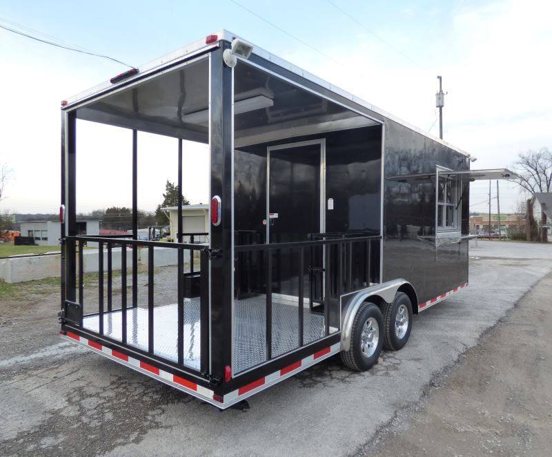 1433-concession-trailer-black-8.5-x-20-bbq-smoker-food-catering-13.jpg Concession Trailer Black 8.5' x 20' BBQ Smoker Food Catering