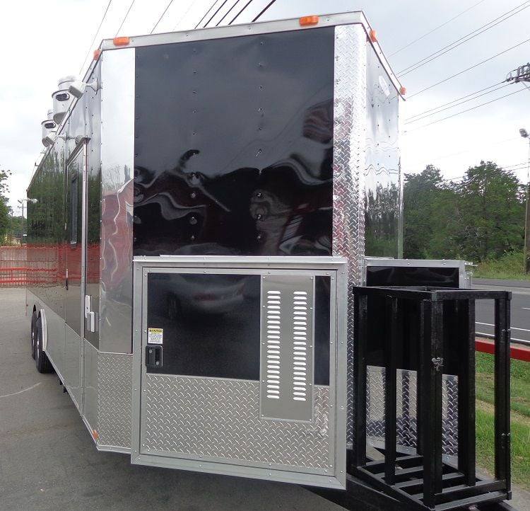 1438-concession-trailer-black-8.5-x24-event-food-catering-enclosed-kitchen-restroom-16.jpg Concession Trailer Black 8.5'x24' Event Food Catering Enclosed Kitchen Restroom