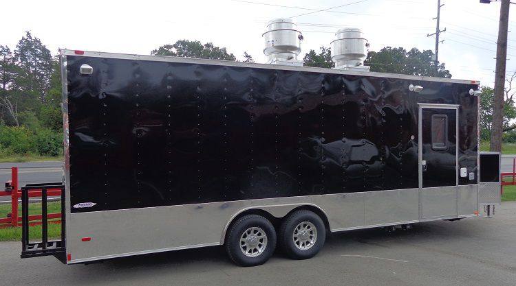 1438-concession-trailer-black-8.5-x24-event-food-catering-enclosed-kitchen-restroom-2.jpg Concession Trailer Black 8.5'x24' Event Food Catering Enclosed Kitchen Restroom