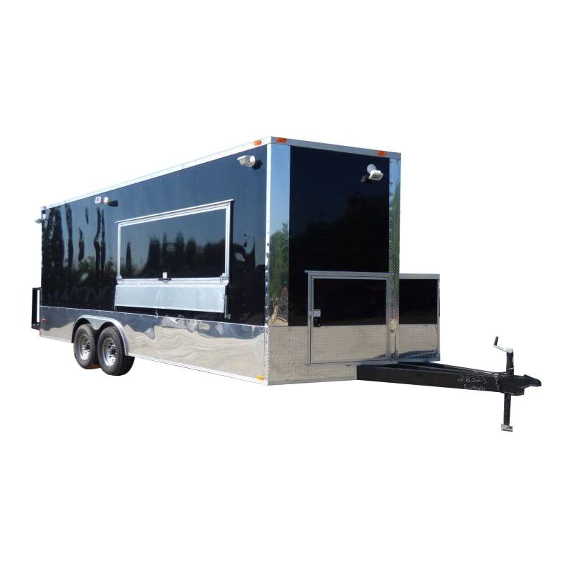 1439-concession-trailer-black-8.5x20-catering-event-food-trailer-1.jpg Concession Trailer Black 8.5X20 Catering Event Food Trailer