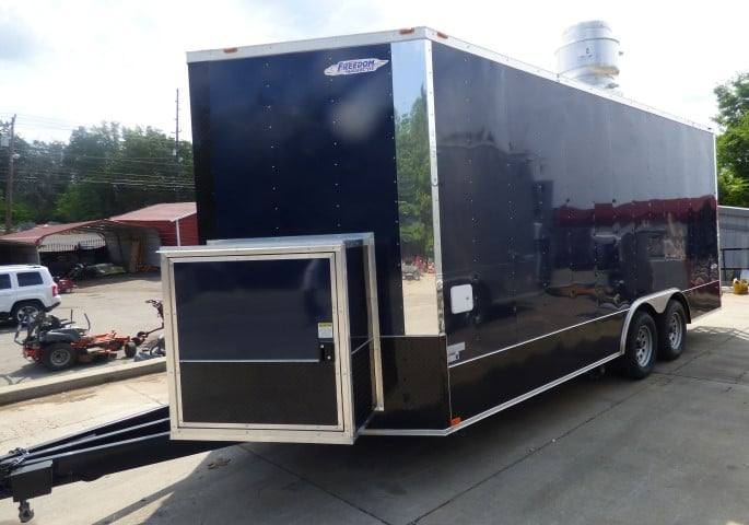 144-8.5-x-16-indigo-blue-event-catering-concession-food-trailer-4.jpg 8.5' x 16' Indigo Blue Event Catering Concession Food Trailer