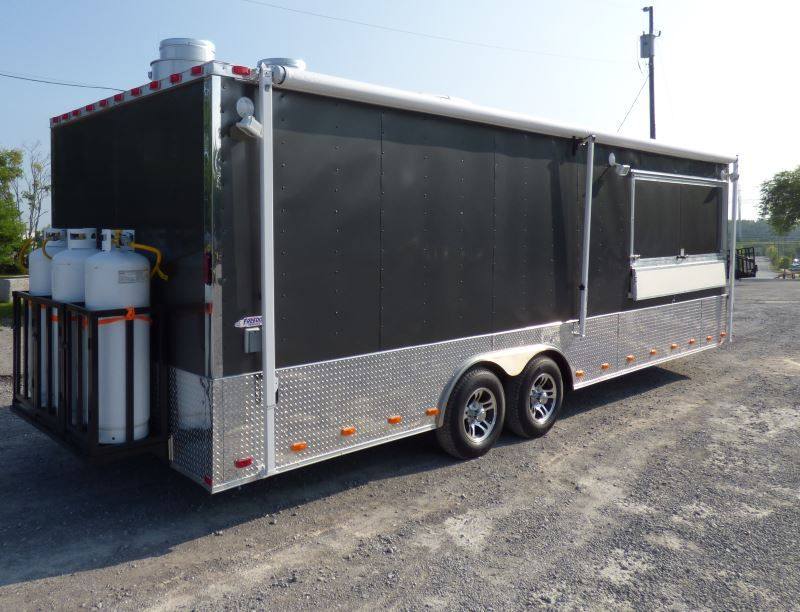 1443-concession-trailer-charcoal-gray-8.5-x-24-catering-event-food-trailer-12.jpg Concession Trailer Charcoal Gray 8.5' x 24' Catering Event Food Trailer