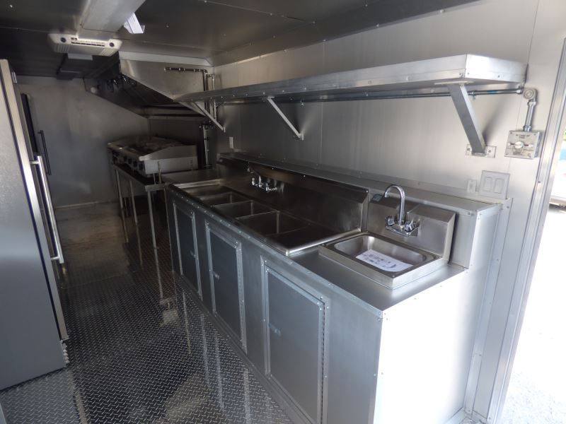 1443-concession-trailer-charcoal-gray-8.5-x-24-catering-event-food-trailer-13.jpg Concession Trailer Charcoal Gray 8.5' x 24' Catering Event Food Trailer