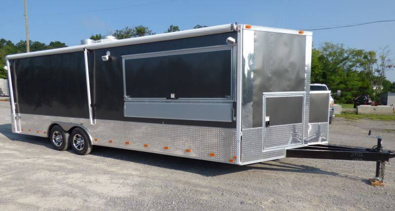 1443-concession-trailer-charcoal-gray-8.5-x-24-catering-event-food-trailer-15.jpg Concession Trailer Charcoal Gray 8.5' x 24' Catering Event Food Trailer