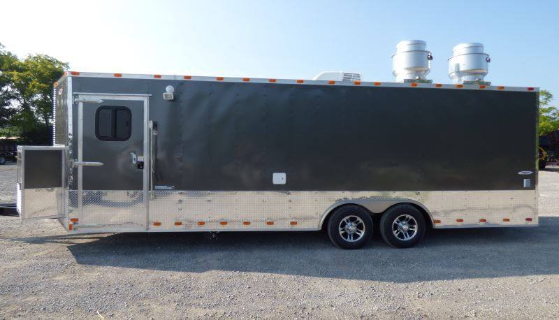 1443-concession-trailer-charcoal-gray-8.5-x-24-catering-event-food-trailer-17.jpg Concession Trailer Charcoal Gray 8.5' x 24' Catering Event Food Trailer