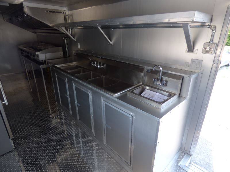 1443-concession-trailer-charcoal-gray-8.5-x-24-catering-event-food-trailer-20.jpg Concession Trailer Charcoal Gray 8.5' x 24' Catering Event Food Trailer