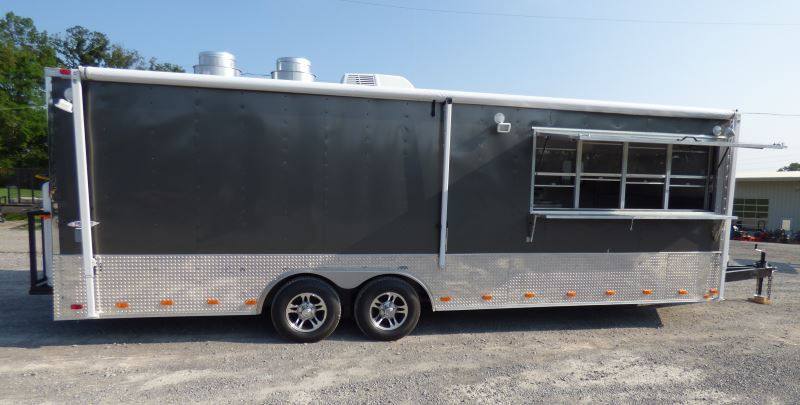 1443-concession-trailer-charcoal-gray-8.5-x-24-catering-event-food-trailer-25.jpg Concession Trailer Charcoal Gray 8.5' x 24' Catering Event Food Trailer