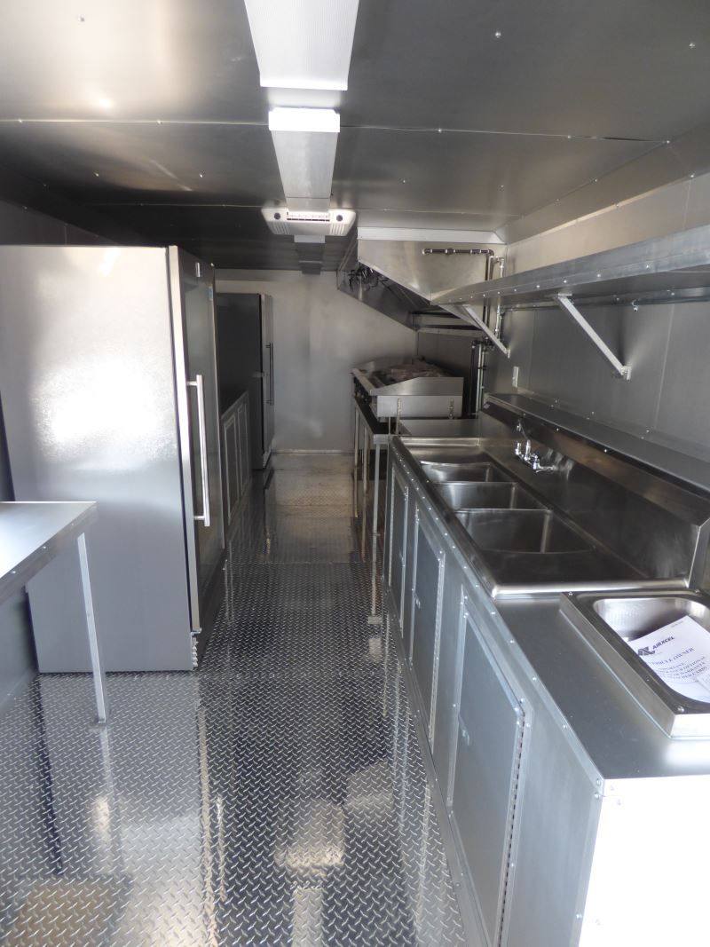 1443-concession-trailer-charcoal-gray-8.5-x-24-catering-event-food-trailer-8.jpg Concession Trailer Charcoal Gray 8.5' x 24' Catering Event Food Trailer