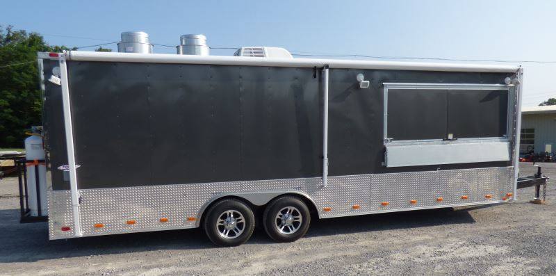 1443-concession-trailer-charcoal-gray-8.5-x-24-catering-event-food-trailer-9.jpg Concession Trailer Charcoal Gray 8.5' x 24' Catering Event Food Trailer
