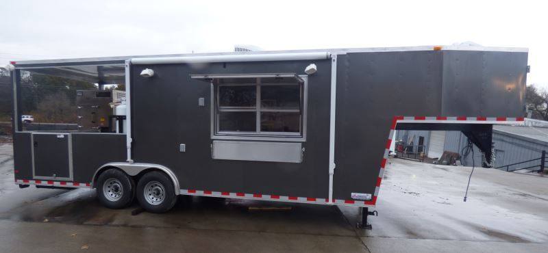 1444-concession-trailer-charcoal-gray-8.5-x-30-gooseneck-bbq-smoker-catering-event-11.jpg Concession Trailer Charcoal Gray 8.5' x 30' Gooseneck BBQ Smoker Catering Event