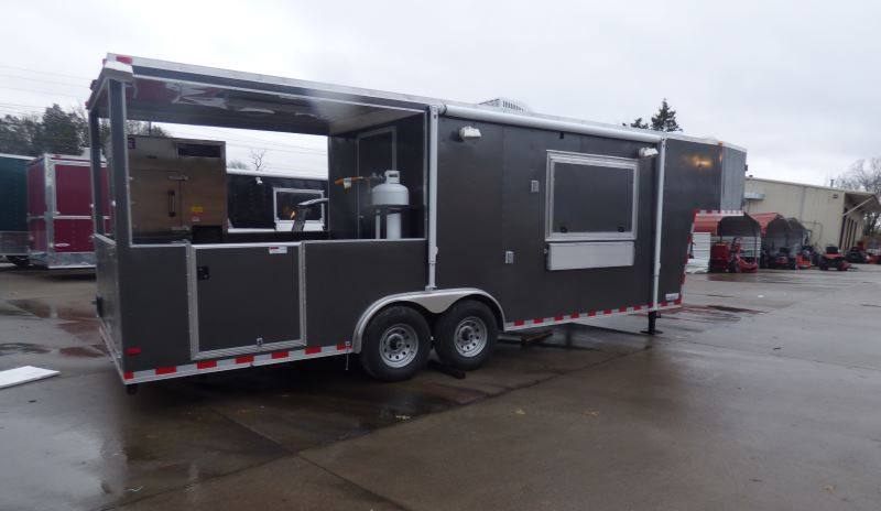 1444-concession-trailer-charcoal-gray-8.5-x-30-gooseneck-bbq-smoker-catering-event-13.jpg Concession Trailer Charcoal Gray 8.5' x 30' Gooseneck BBQ Smoker Catering Event