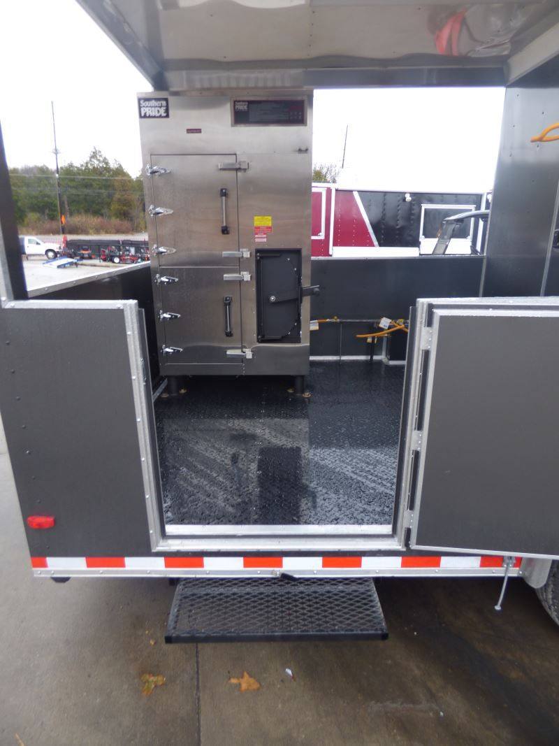 1444-concession-trailer-charcoal-gray-8.5-x-30-gooseneck-bbq-smoker-catering-event-27.jpg Concession Trailer Charcoal Gray 8.5' x 30' Gooseneck BBQ Smoker Catering Event