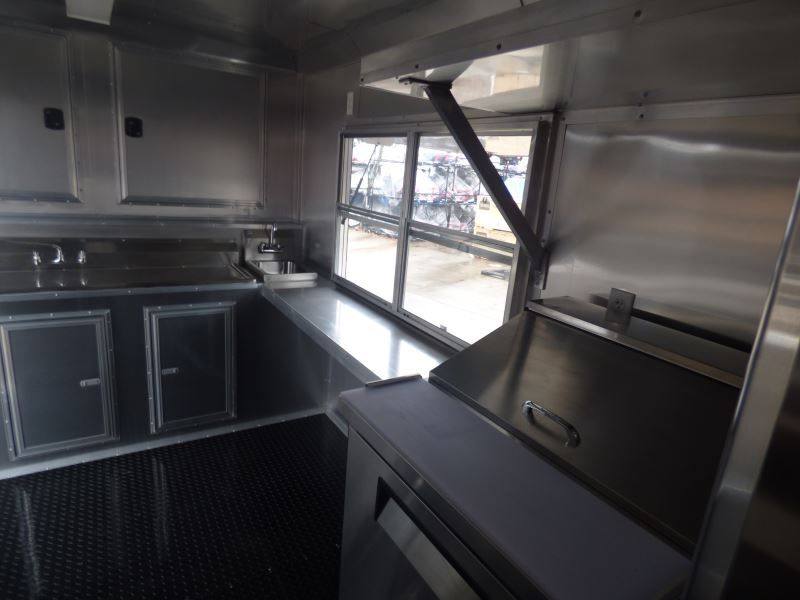 1444-concession-trailer-charcoal-gray-8.5-x-30-gooseneck-bbq-smoker-catering-event-4.jpg Concession Trailer Charcoal Gray 8.5' x 30' Gooseneck BBQ Smoker Catering Event