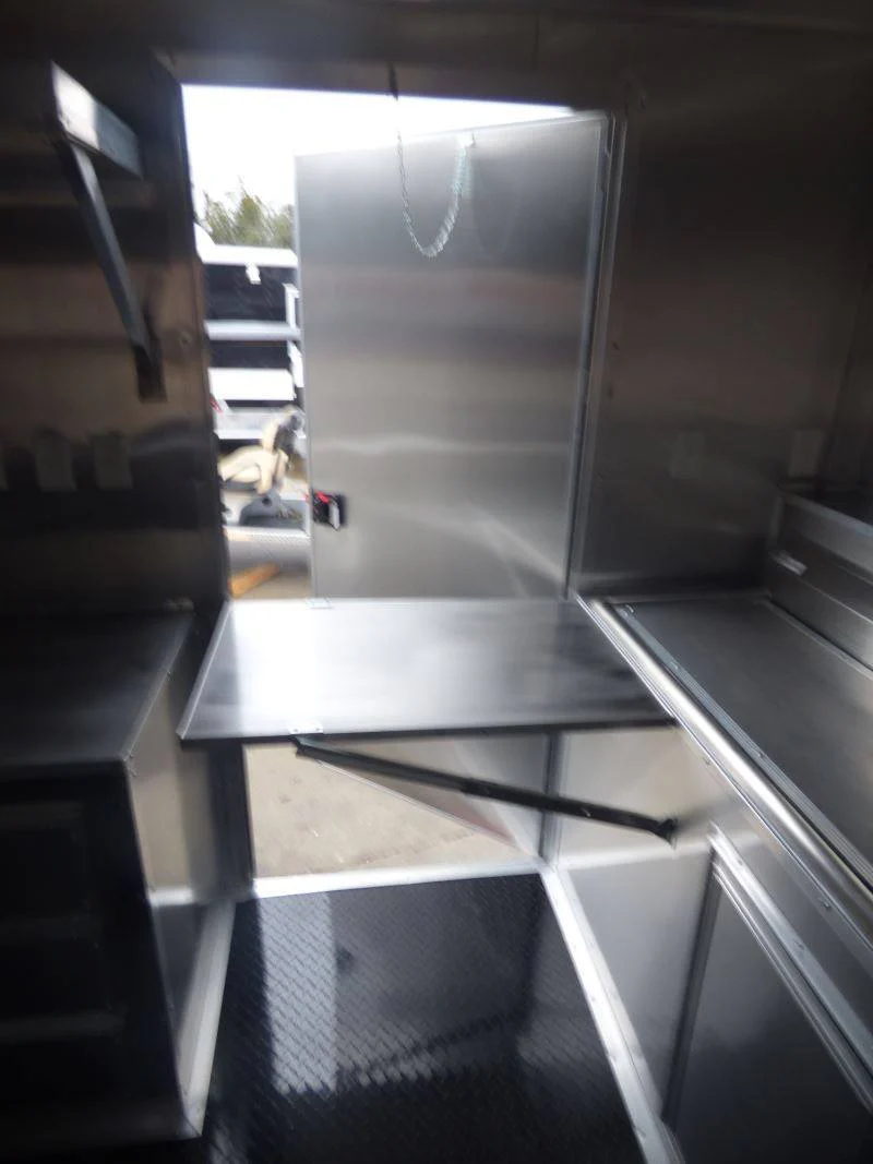 1444-concession-trailer-charcoal-gray-8.5-x-30-gooseneck-bbq-smoker-catering-event-7.webp Concession Trailer Charcoal Gray 8.5' x 30' Gooseneck BBQ Smoker Catering Event