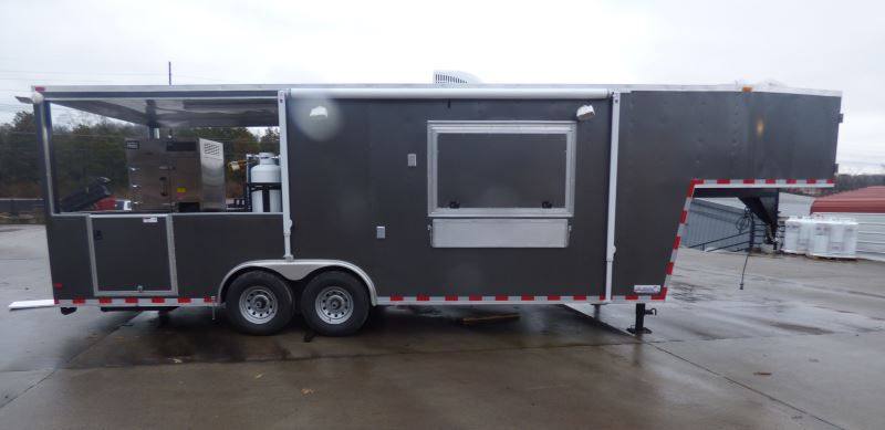 1444-concession-trailer-charcoal-gray-8.5-x-30-gooseneck-bbq-smoker-catering-event-8.jpg Concession Trailer Charcoal Gray 8.5' x 30' Gooseneck BBQ Smoker Catering Event