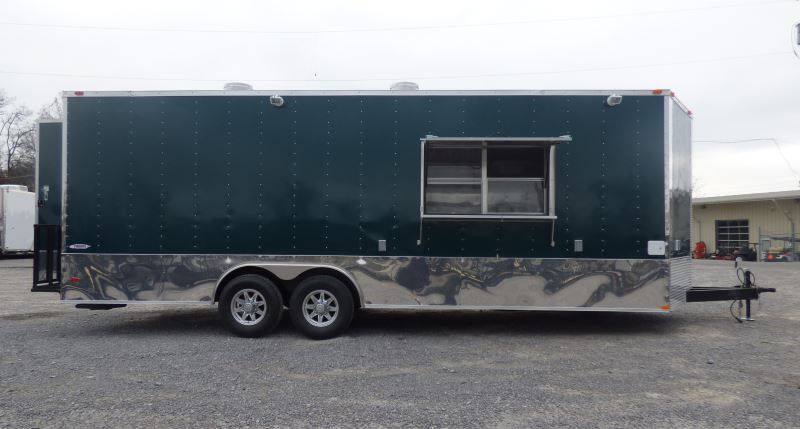 1445-concession-trailer-emerald-green-8.5-x-24-food-event-catering-restroom-23.jpg Concession Trailer Emerald Green 8.5' x 24' Food Event Catering Restroom