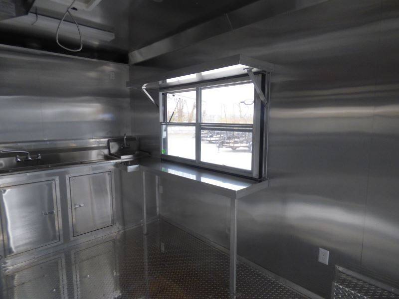 1445-concession-trailer-emerald-green-8.5-x-24-food-event-catering-restroom-27.jpg Concession Trailer Emerald Green 8.5' x 24' Food Event Catering Restroom