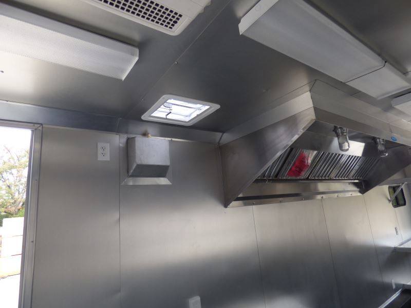 Concession Trailer Gooseneck Black 8.5' x 45' BBQ Smoker Event Catering Restroom