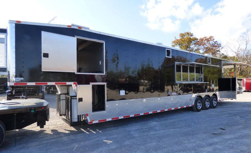 1447-concession-trailer-gooseneck-black-8.5-x-45-bbq-smoker-event-catering-restroom-generators-25.jpg Concession Trailer Gooseneck Black 8.5' x 45' BBQ Smoker Event Catering Restroom Generators
