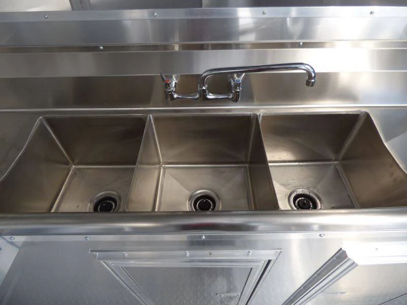 Concession Trailer Indigo Blue 8.5' x 17' BBQ Smoker Event Catering