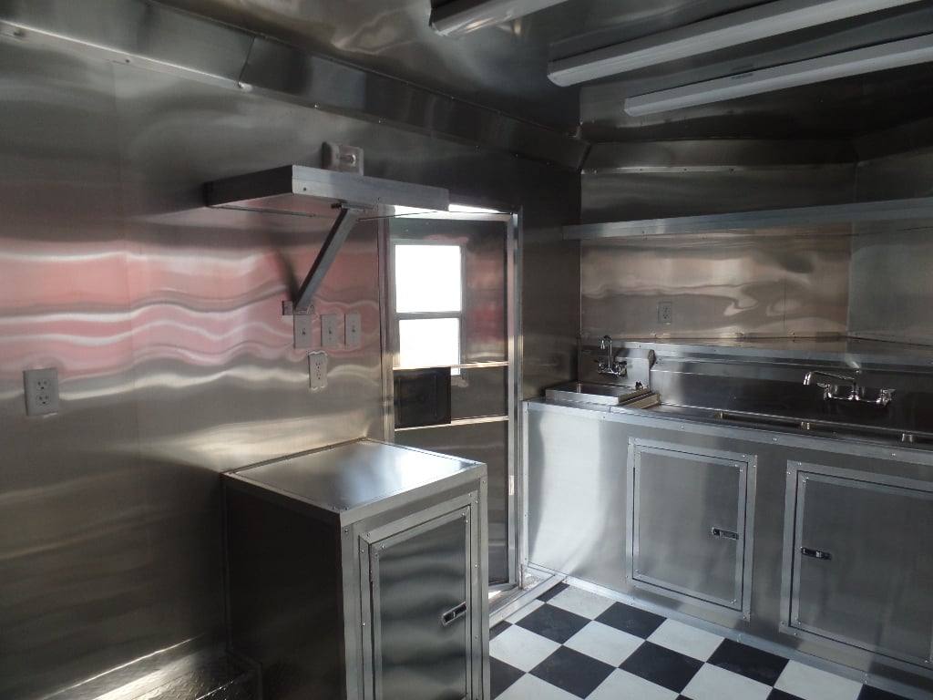 145-8.5-x-16-lime-green-concession-food-catering-trailer-21.jpg 8.5' x 16' Lime Green Concession Food Catering Trailer