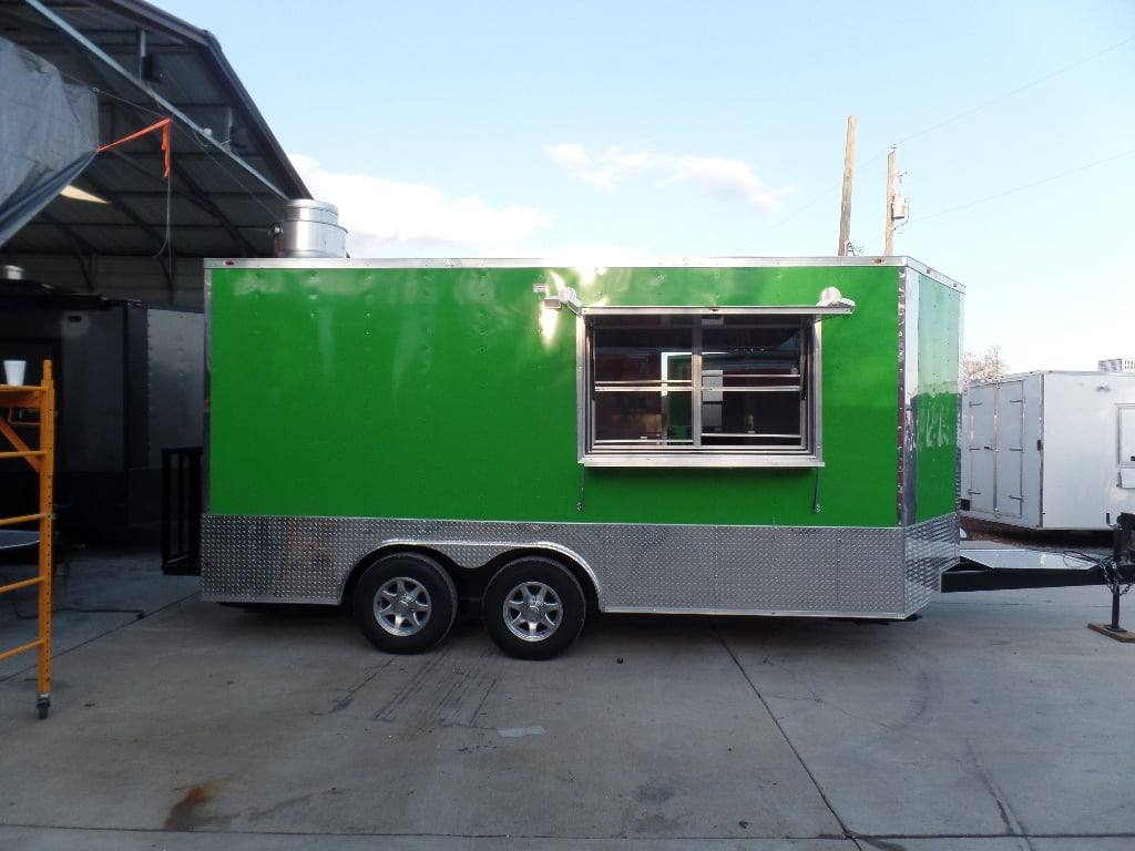 145-8.5-x-16-lime-green-concession-food-catering-trailer-22.jpg 8.5' x 16' Lime Green Concession Food Catering Trailer