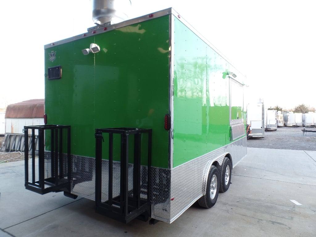 145-8.5-x-16-lime-green-concession-food-catering-trailer-7.jpg 8.5' x 16' Lime Green Concession Food Catering Trailer