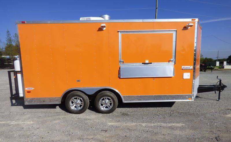 1451-concession-trailer-orange-8.5-x-16-food-catering-event-3.jpg Concession Trailer Orange 8.5' x 16' Food Catering Event