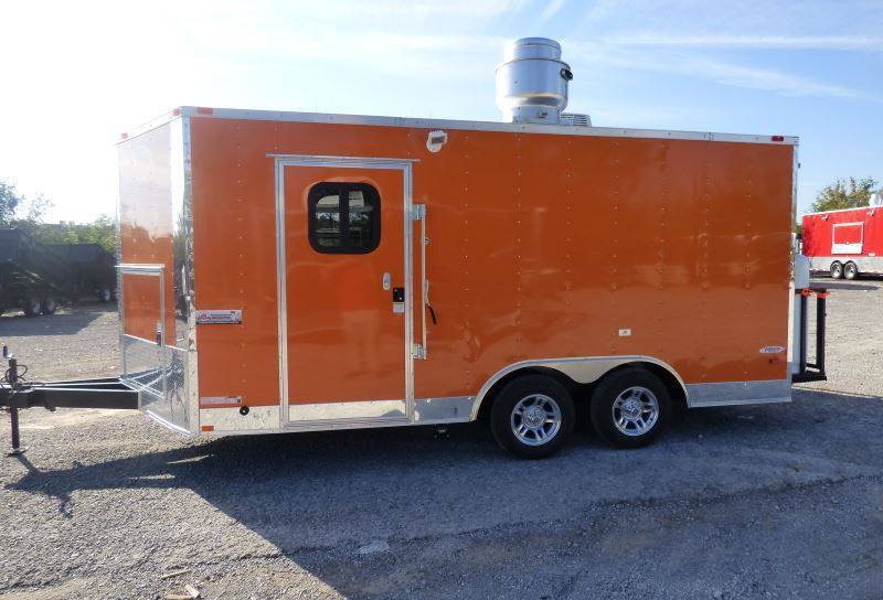 1451-concession-trailer-orange-8.5-x-16-food-catering-event-4.jpg Concession Trailer Orange 8.5' x 16' Food Catering Event