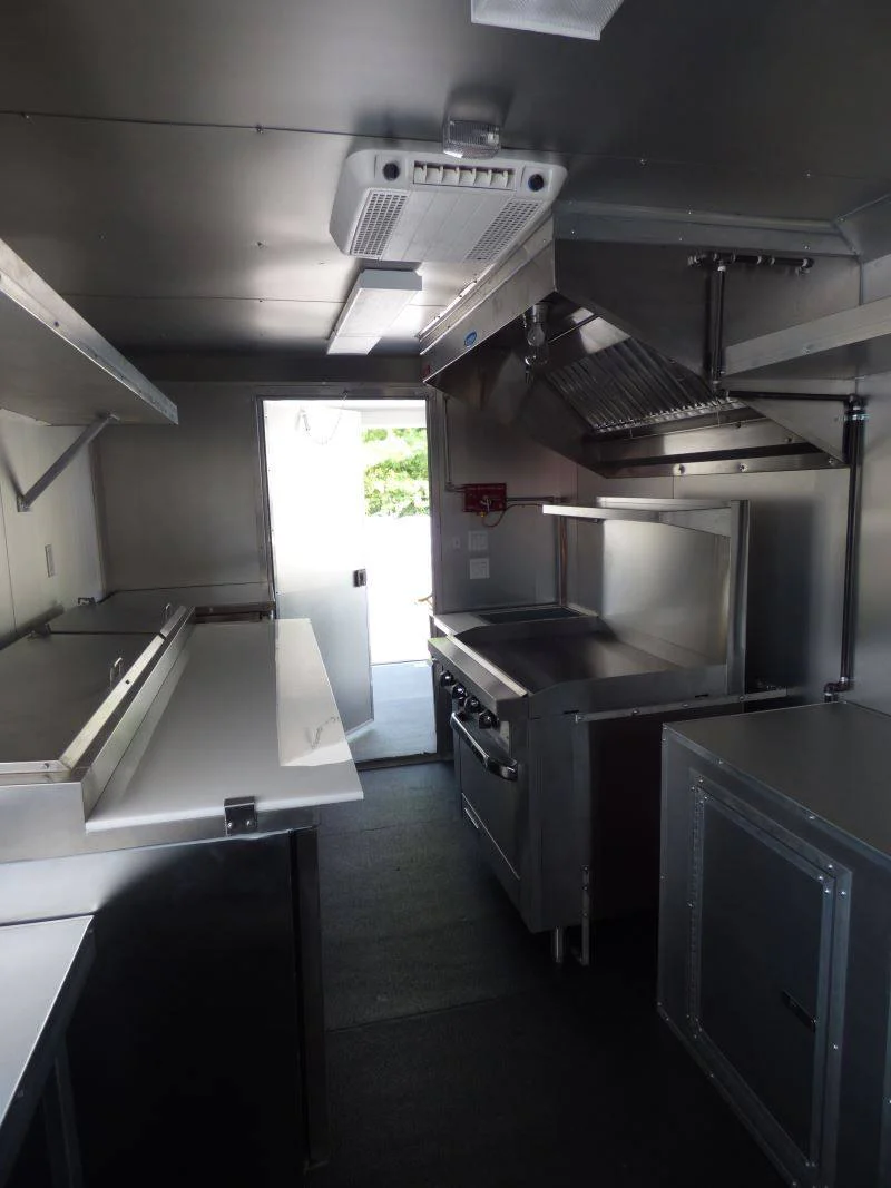 1452-concession-trailer-orange-8.5-x-24-bbq-catering-food-trailer-13.webp Concession Trailer Orange 8.5' x 24' BBQ Catering Food Trailer
