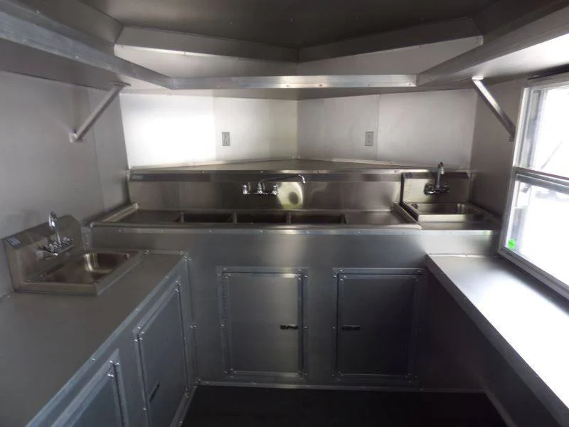 1452-concession-trailer-orange-8.5-x-24-bbq-catering-food-trailer-15.webp Concession Trailer Orange 8.5' x 24' BBQ Catering Food Trailer
