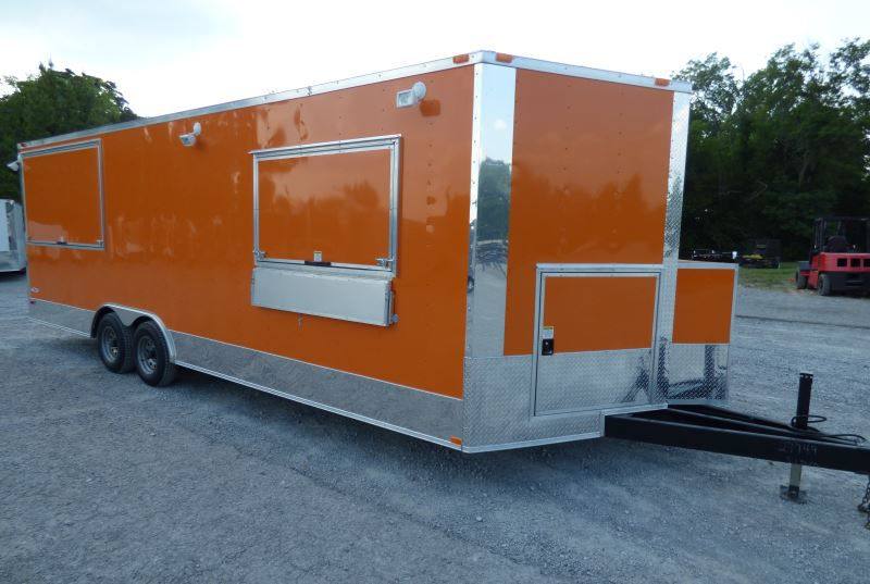 1452-concession-trailer-orange-8.5-x-24-bbq-catering-food-trailer-2.jpg Concession Trailer Orange 8.5' x 24' BBQ Catering Food Trailer