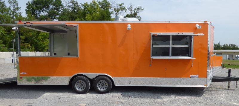 1452-concession-trailer-orange-8.5-x-24-bbq-catering-food-trailer-3.jpg Concession Trailer Orange 8.5' x 24' BBQ Catering Food Trailer