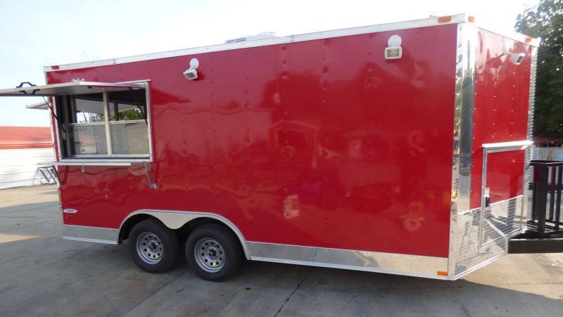 1453-concession-trailer-red-8.5-x-16-catering-event-food-trailer-4.jpg Concession Trailer Red 8.5' x 16' Catering Event Food Trailer
