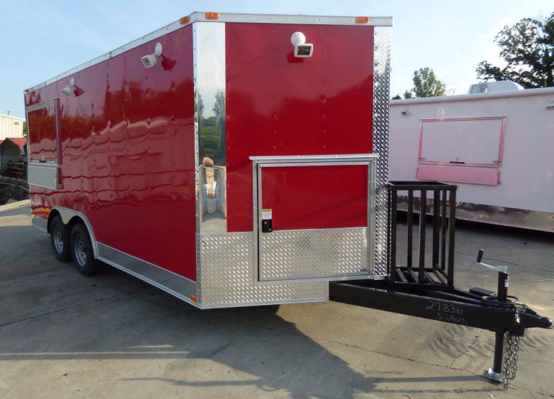 1453-concession-trailer-red-8.5-x-16-catering-event-food-trailer-5.jpg Concession Trailer Red 8.5' x 16' Catering Event Food Trailer