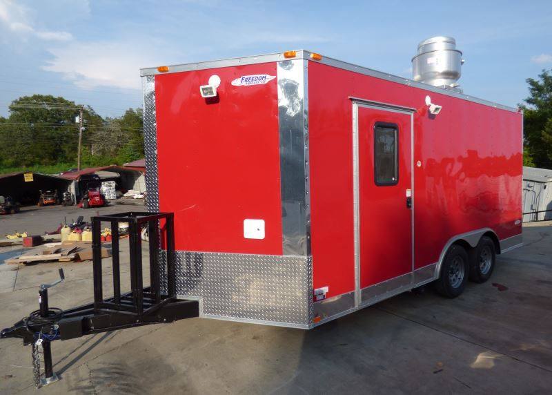 1453-concession-trailer-red-8.5-x-16-catering-event-food-trailer-7.jpg Concession Trailer Red 8.5' x 16' Catering Event Food Trailer