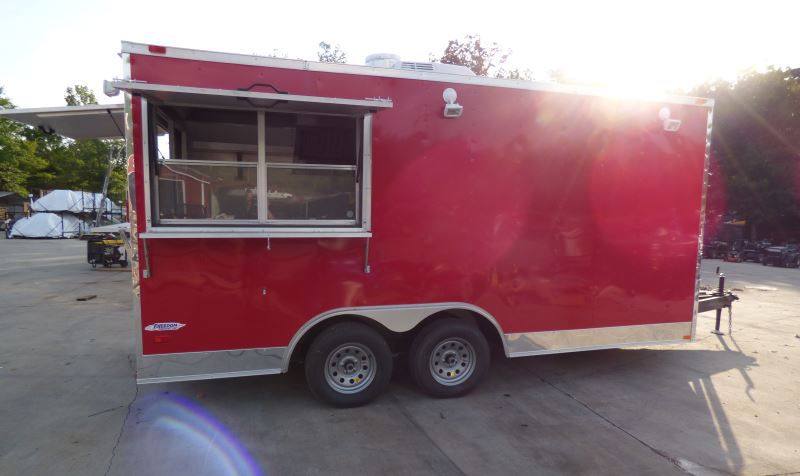 1453-concession-trailer-red-8.5-x-16-catering-event-food-trailer-8.jpg Concession Trailer Red 8.5' x 16' Catering Event Food Trailer