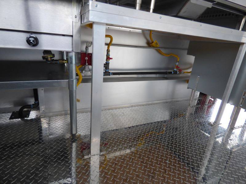Concession Trailer Red 8.5' x 16' Catering Event Food Trailer & Appliances