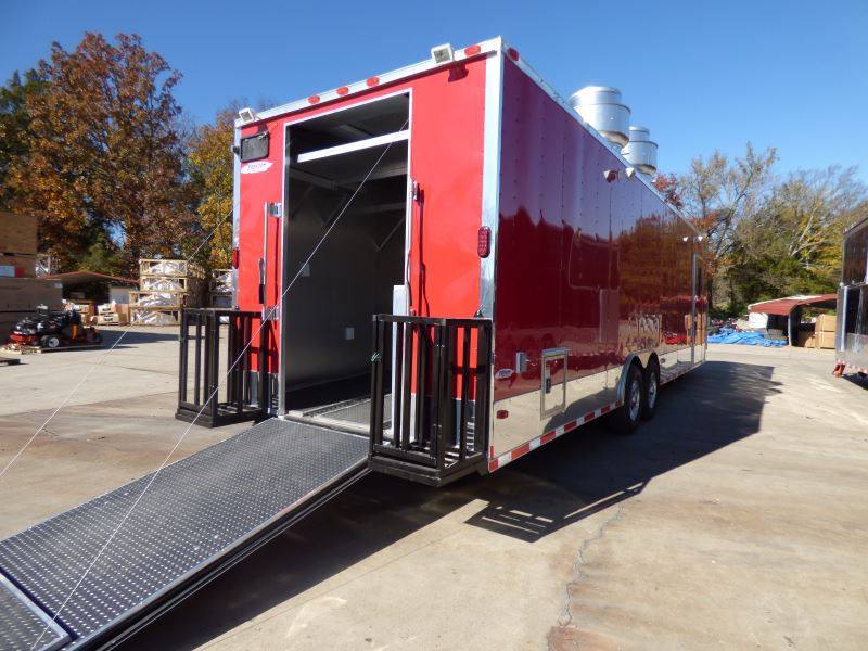 1455-concession-trailer-red-8.5-x-30-catering-event-food-trailer-11.jpg Concession Trailer Red 8.5' x 30' Catering Event Food Trailer