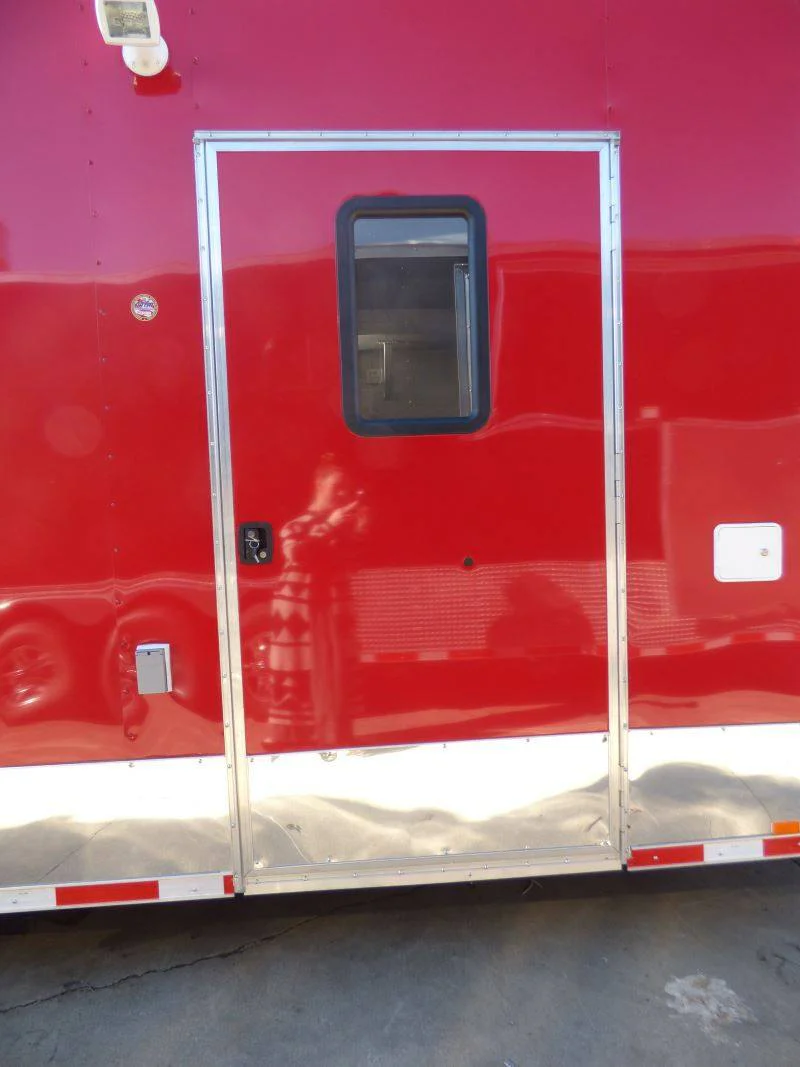 1455-concession-trailer-red-8.5-x-30-catering-event-food-trailer-22.webp Concession Trailer Red 8.5' x 30' Catering Event Food Trailer