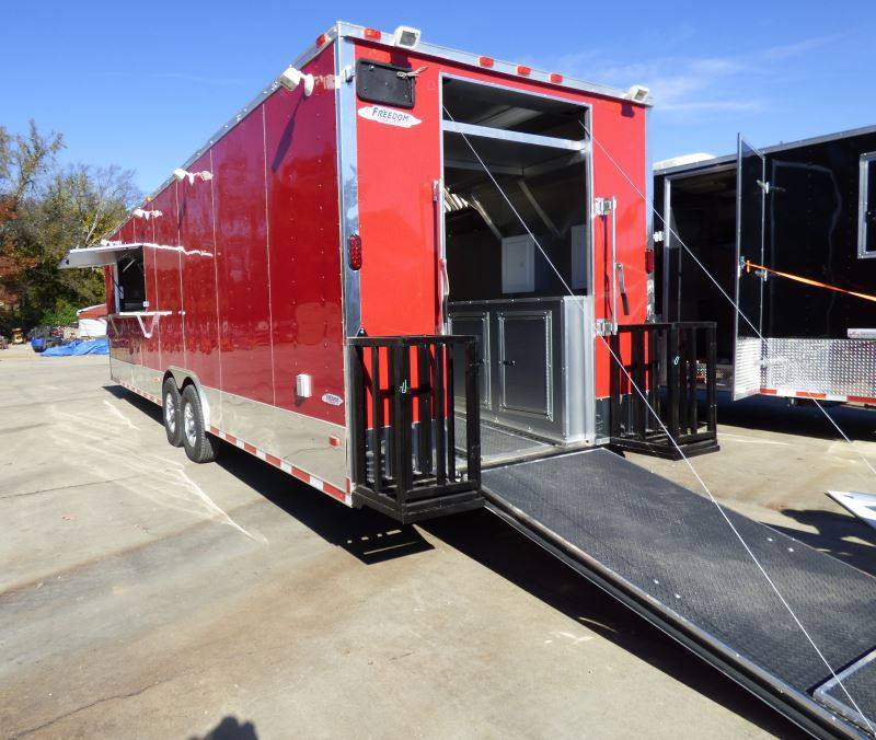 1455-concession-trailer-red-8.5-x-30-catering-event-food-trailer-9.jpg Concession Trailer Red 8.5' x 30' Catering Event Food Trailer
