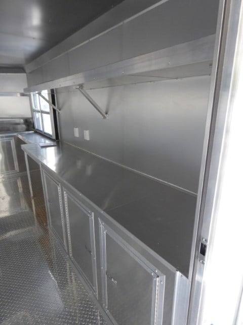 Concession Trailer White 8.5 X 22  - Food Event Catering