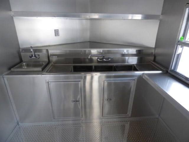 Concession Trailer White 8.5 X 22  - Food Event Catering