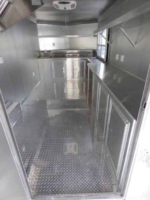 Concession Trailer White 8.5 X 22  - Food Event Catering